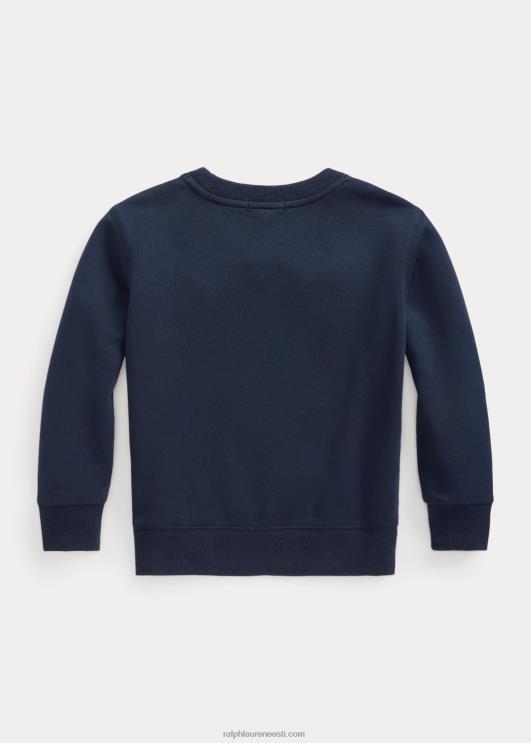 Ralph Lauren lapsed logoga fliisist dressipluus PR0V9910 kruiisilaevastik