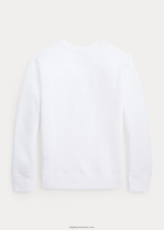 Ralph Lauren lapsed logoga lipsuvärvi prindiga fliisist dressipluus PR0V6675 valge