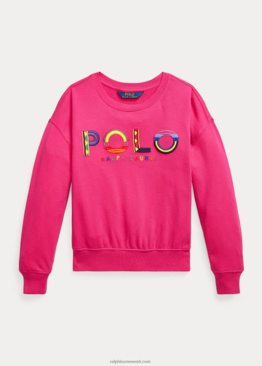 Ralph Lauren lapsed logoga spaa froteesärk PR0V7113 aktsent roosa
