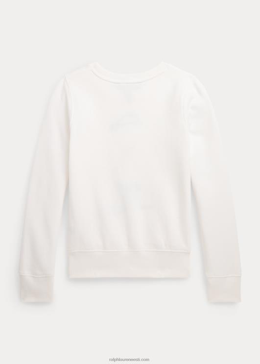 Ralph Lauren lapsed polo karu fliisist dressipluus PR0V10002 tekipesu valge
