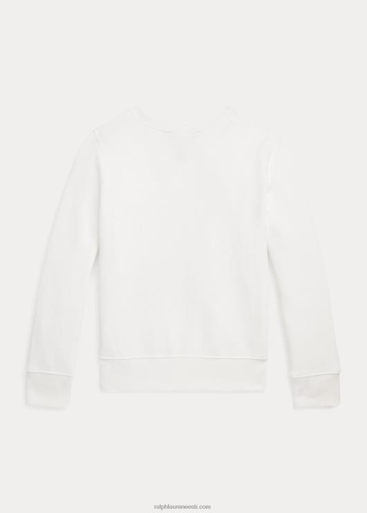 Ralph Lauren lapsed polo karu fliisist dressipluus PR0V10004 tekipesu valge
