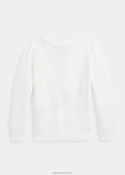 Ralph Lauren lapsed polo karu fliisist dressipluus PR0V9998 tekipesu valge