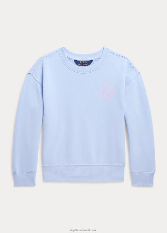 Ralph Lauren lapsed suure poni logoga fliisist dressipluus PR0V6712 beebisinine