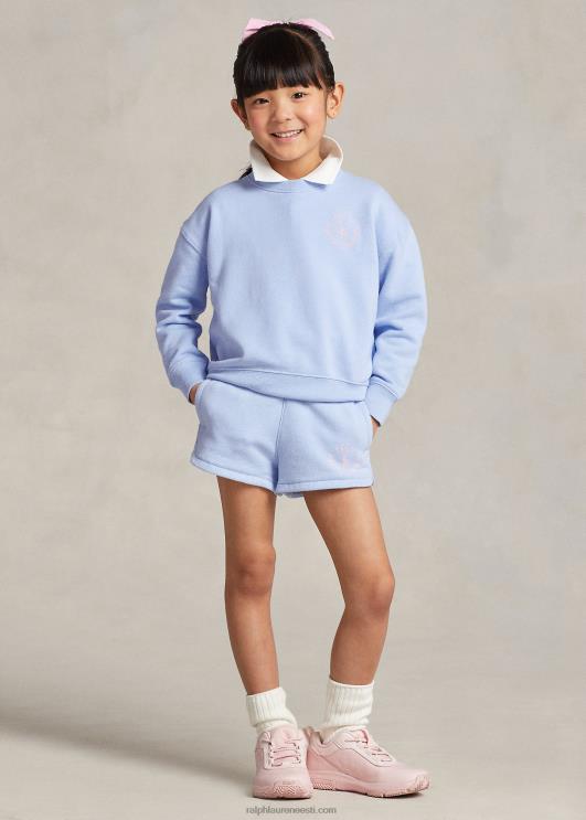 Ralph Lauren lapsed suure poni logoga fliisist dressipluus PR0V6712 beebisinine