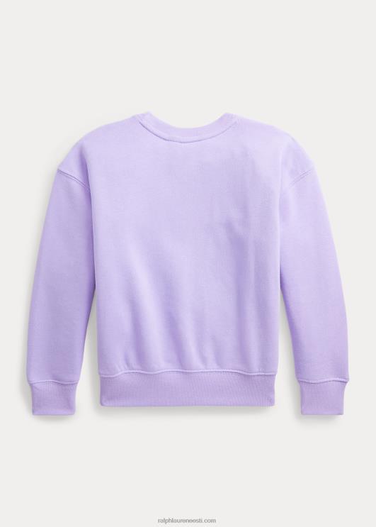 Ralph Lauren lapsed suure poni logoga fliisist dressipluus PR0V6714 pulberlilla