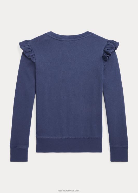 Ralph Lauren lapsed volangidega spaafrotee dressipluus PR0V7597 rustikaalne merevägi