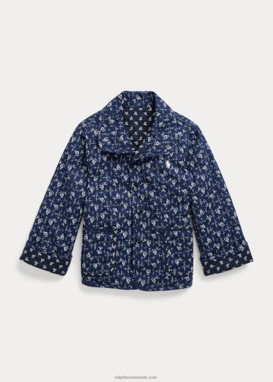 Ralph Lauren lapsed lilleline ümberpööratav tepitud jakk PR0V7450 madelyn lilleline/lille pung