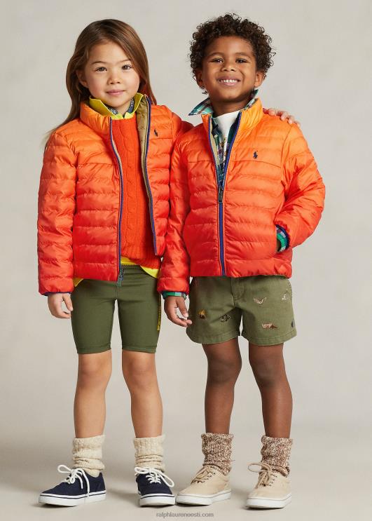 Ralph Lauren lapsed p-kihi 2 ümberpööratav jope PR0V6431 ombre/kõrbe khaki