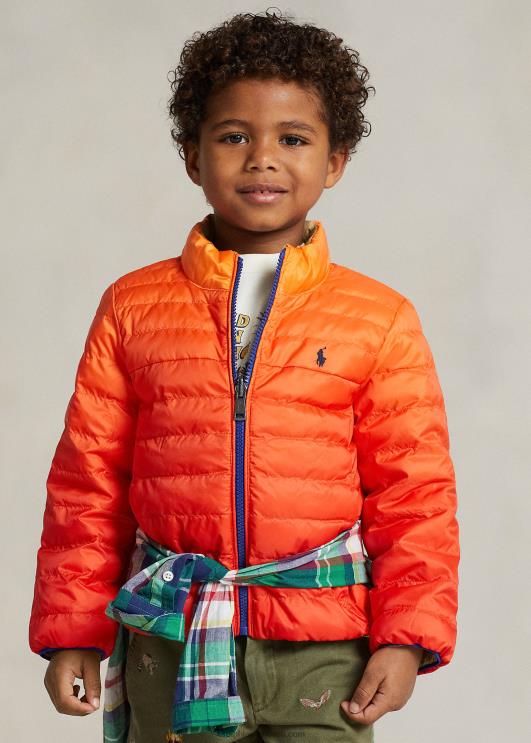 Ralph Lauren lapsed p-kihi 2 ümberpööratav jope PR0V6431 ombre/kõrbe khaki