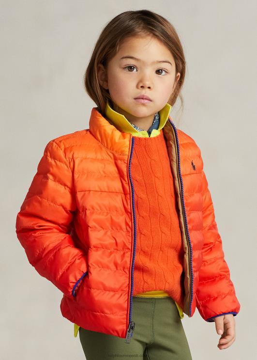 Ralph Lauren lapsed p-kihi 2 ümberpööratav jope PR0V6431 ombre/kõrbe khaki