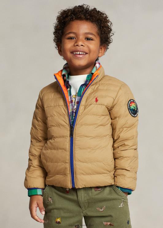 Ralph Lauren lapsed p-kihi 2 ümberpööratav jope PR0V6431 ombre/kõrbe khaki