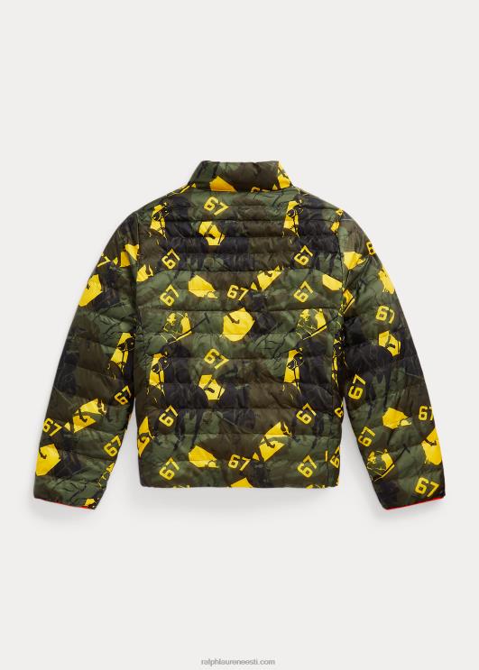 Ralph Lauren lapsed p-kihi 2 ümberpööratav jope PR0V6560 tippkohtumise camo/aia rada