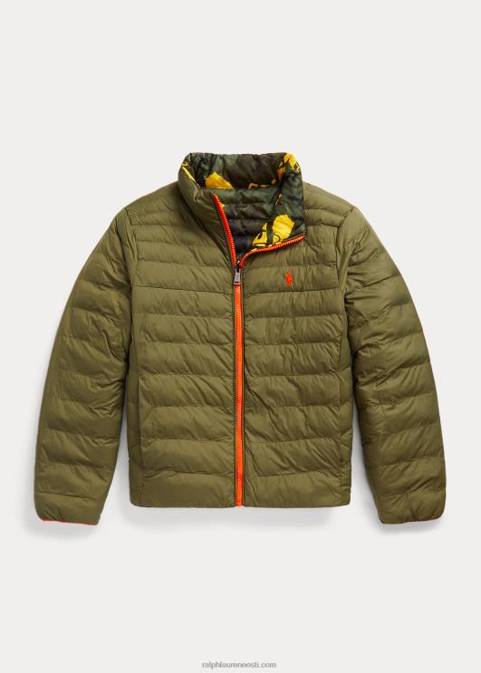 Ralph Lauren lapsed p-kihi 2 ümberpööratav jope PR0V6560 tippkohtumise camo/aia rada
