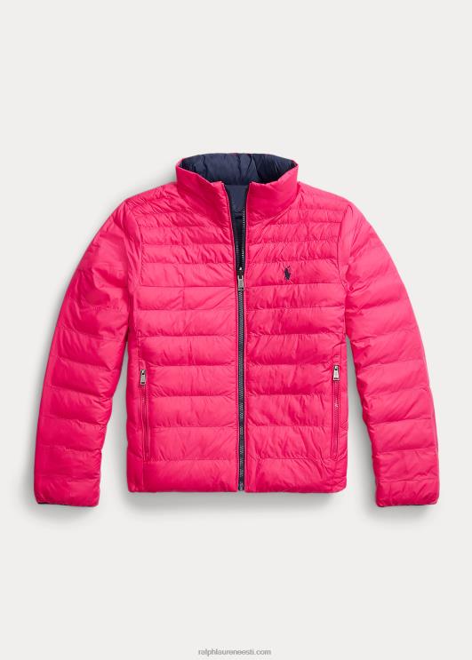 Ralph Lauren lapsed p-kihi 2 ümberpööratav jope PR0V6655 sport roosa/newporti merevägi