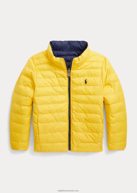 Ralph Lauren lapsed p-kihi 2 ümberpööratav jope PR0V7406 newporti merevägi / kollauim