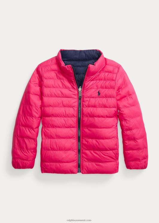 Ralph Lauren lapsed p-kihi 2 ümberpööratav jope PR0V7407 sport roosa/newporti merevägi