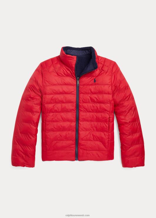 Ralph Lauren lapsed p-kihi 2 ümberpööratav jope PR0V7570 newport navy/rl 2000 punane