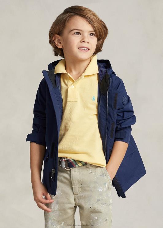 Ralph Lauren lapsed p-kiht 1 tarbevetthülgav jope PR0V5657 Newporti merevägi