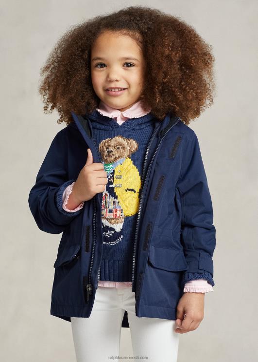 Ralph Lauren lapsed p-kiht 1 tarbevetthülgav jope PR0V5657 Newporti merevägi