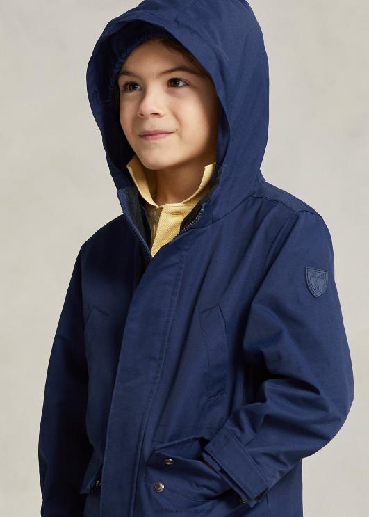 Ralph Lauren lapsed p-kiht 1 tarbevetthülgav jope PR0V5657 Newporti merevägi