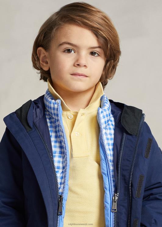 Ralph Lauren lapsed p-kiht 1 tarbevetthülgav jope PR0V5657 Newporti merevägi