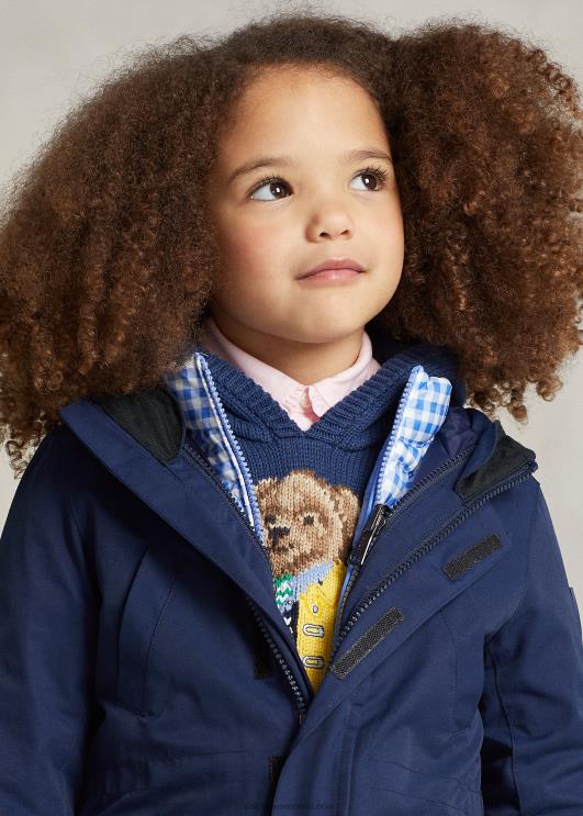 Ralph Lauren lapsed p-kiht 1 tarbevetthülgav jope PR0V5657 Newporti merevägi