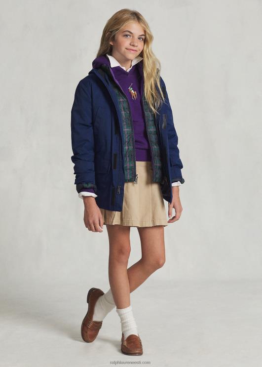 Ralph Lauren lapsed p-kiht 1 tarbevetthülgav jope PR0V6008 Newporti merevägi