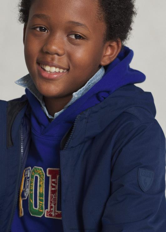 Ralph Lauren lapsed p-kiht 1 tarbevetthülgav jope PR0V6008 Newporti merevägi