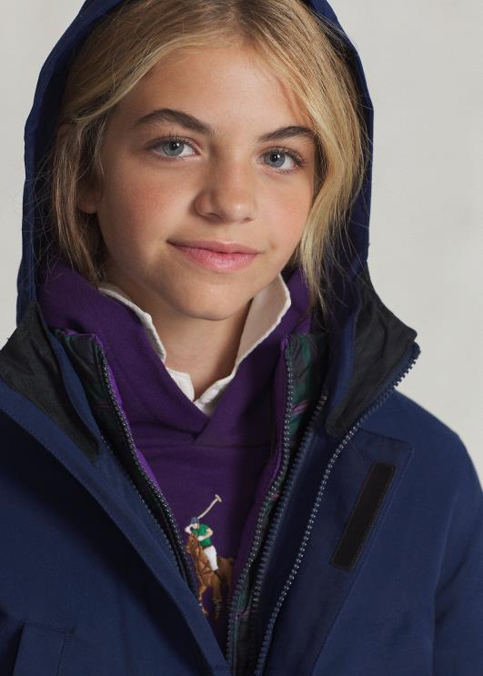 Ralph Lauren lapsed p-kiht 1 tarbevetthülgav jope PR0V6008 Newporti merevägi