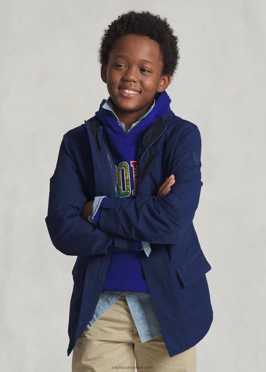 Ralph Lauren lapsed p-kiht 1 tarbevetthülgav jope PR0V6008 Newporti merevägi