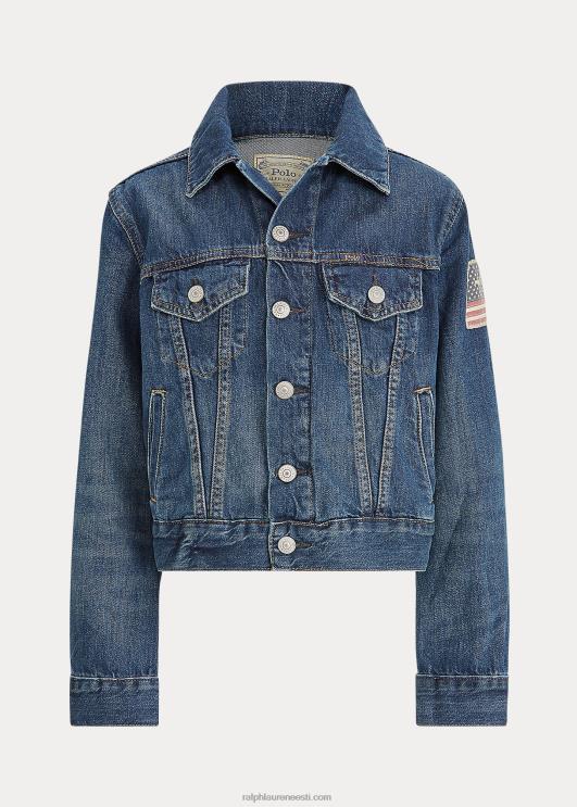 Ralph Lauren lapsed poiste teksasest rekkamehe jope PR0V6058 gordoni pesu