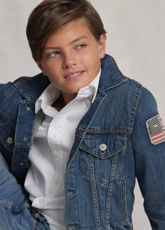 Ralph Lauren lapsed poiste teksasest rekkamehe jope PR0V6058 gordoni pesu