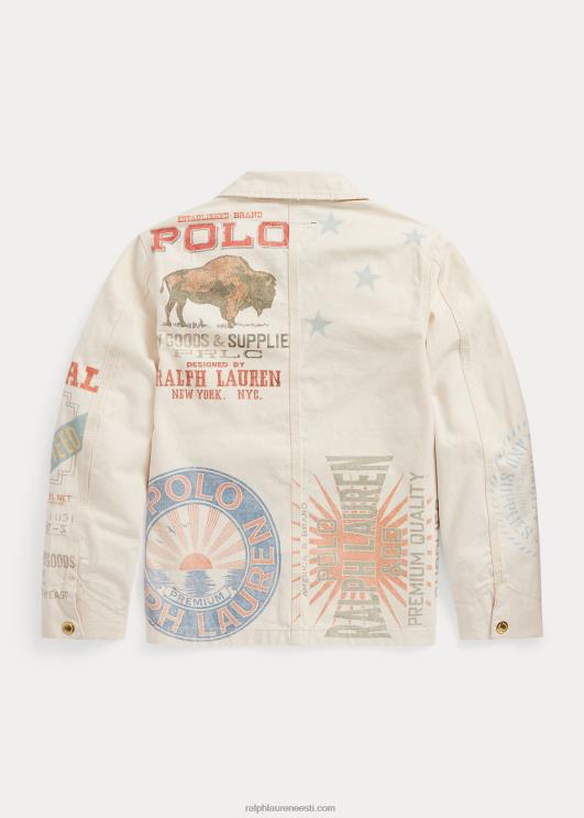 Ralph Lauren lapsed puuvillasest toimsest graafiline jakk PR0V6170 kody pesu