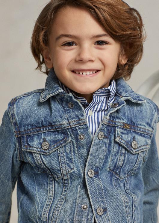 Ralph Lauren lapsed teksasest rekkamehe jope PR0V6436 timmonsi pesu