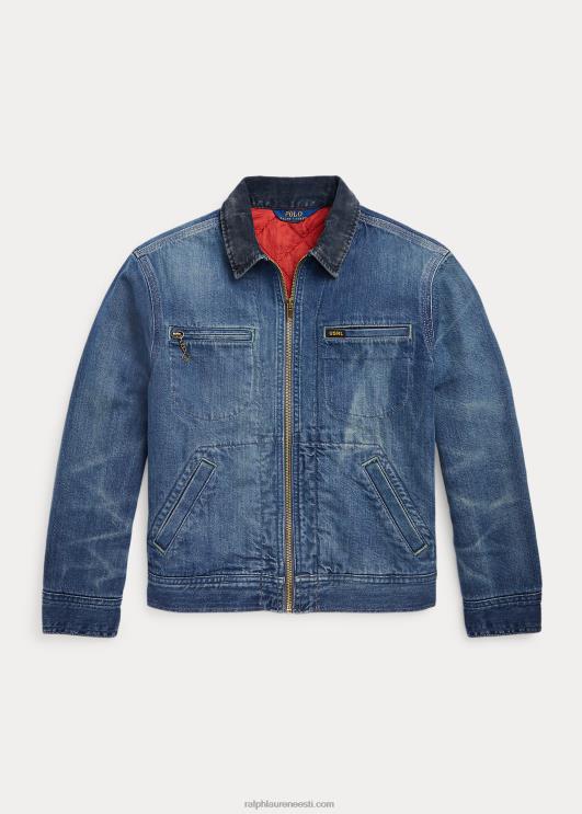 Ralph Lauren lapsed teksasest täistõmblukuga rekkamehe jope PR0V6687 wydale pesu