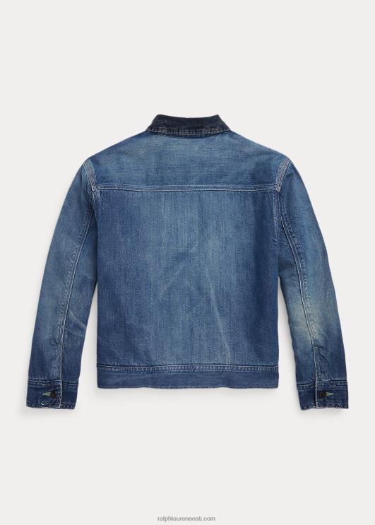 Ralph Lauren lapsed teksasest täistõmblukuga rekkamehe jope PR0V6687 wydale pesu