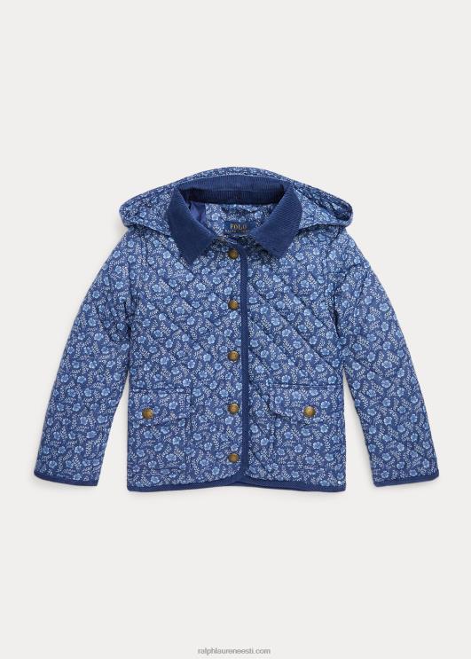 Ralph Lauren lapsed tepitud veekindel lauda jope PR0V7408 delfiin lilleline