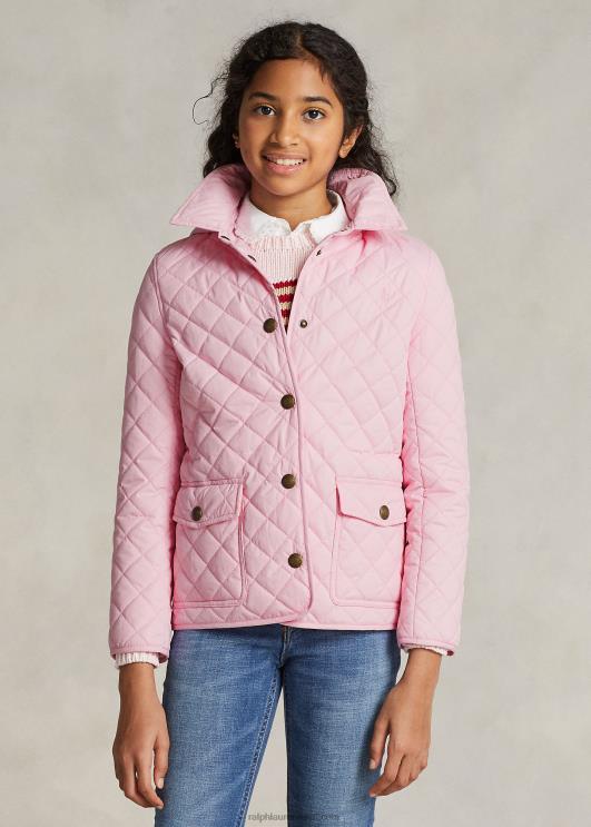 Ralph Lauren lapsed tepitud veekindel lauda jope PR0V7490 karmeli roosa