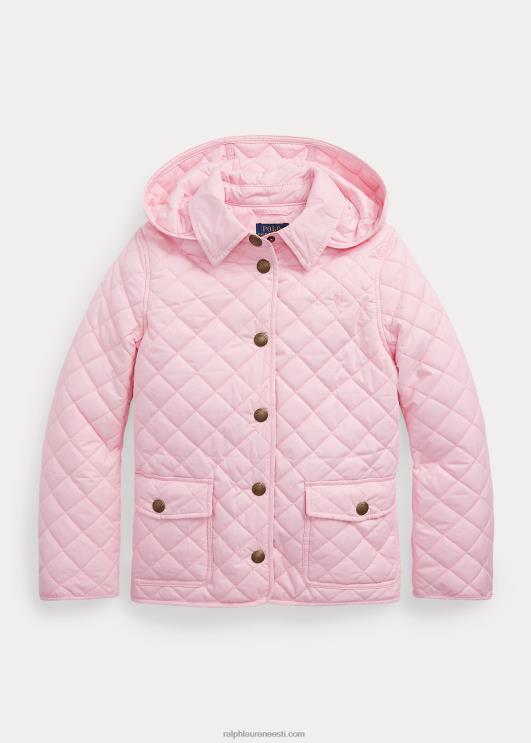 Ralph Lauren lapsed tepitud veekindel lauda jope PR0V7490 karmeli roosa