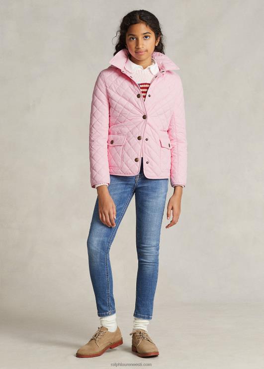 Ralph Lauren lapsed tepitud veekindel lauda jope PR0V7490 karmeli roosa