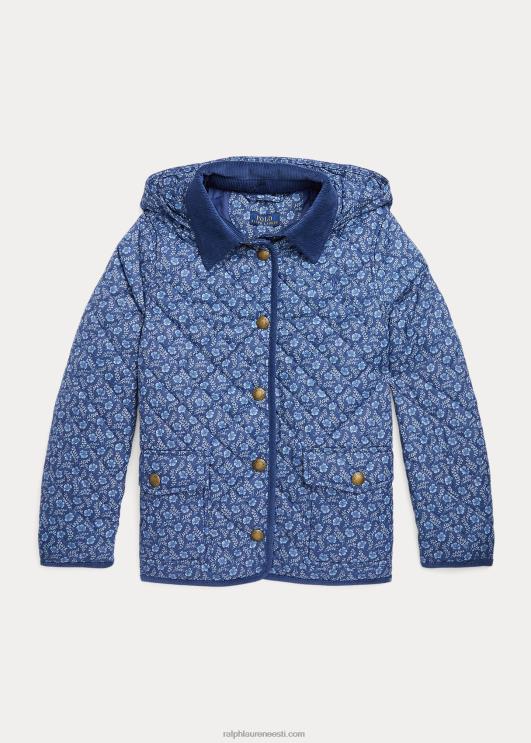 Ralph Lauren lapsed tepitud veekindel lauda jope PR0V7573 delfiin lilleline