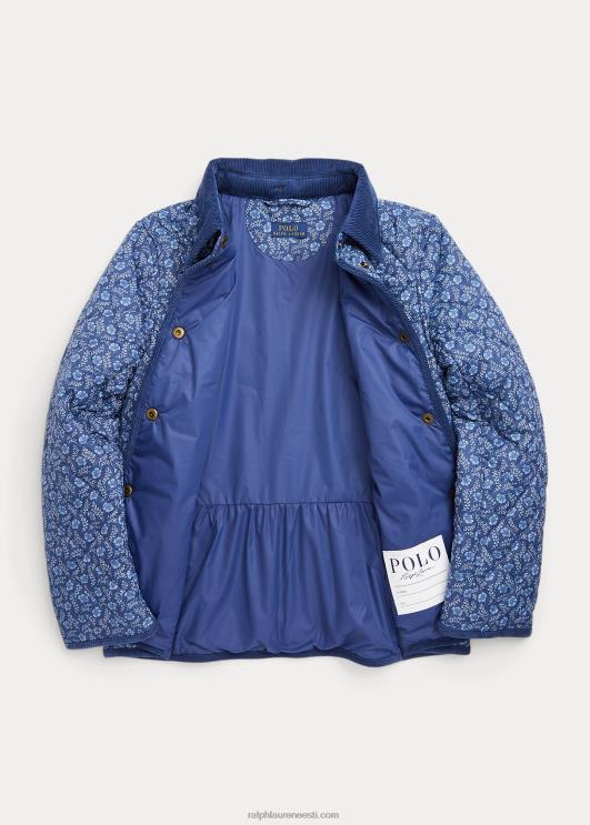 Ralph Lauren lapsed tepitud veekindel lauda jope PR0V7573 delfiin lilleline