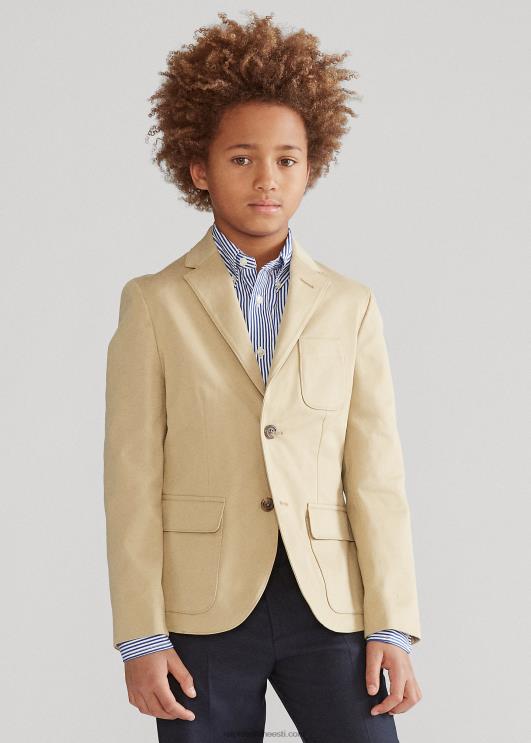 Ralph Lauren lapsed veniv chino ülikonna jope PR0V6577 ranniku beež