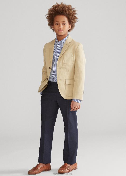 Ralph Lauren lapsed veniv chino ülikonna jope PR0V6577 ranniku beež