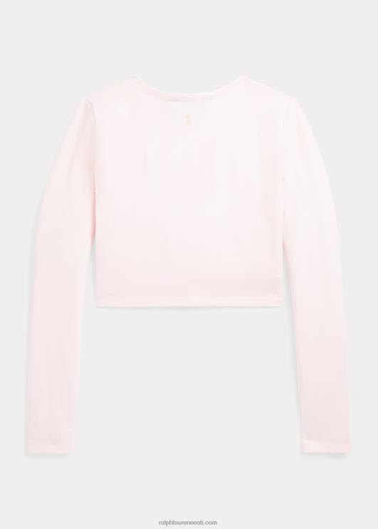 Ralph Lauren lapsed ees keeratav veniv trikootop PR0V7505 akaatsia roosa
