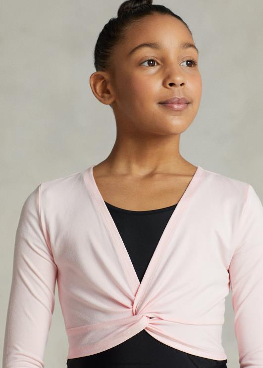 Ralph Lauren lapsed ees keeratav veniv trikootop PR0V7505 akaatsia roosa