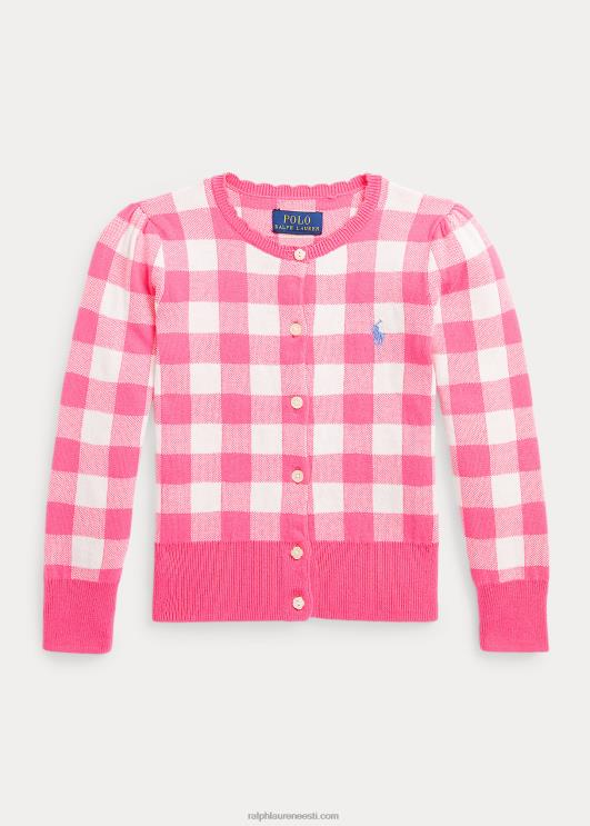 Ralph Lauren lapsed hõlmikpuuvillane kardigan PR0V9966 õrn roosa