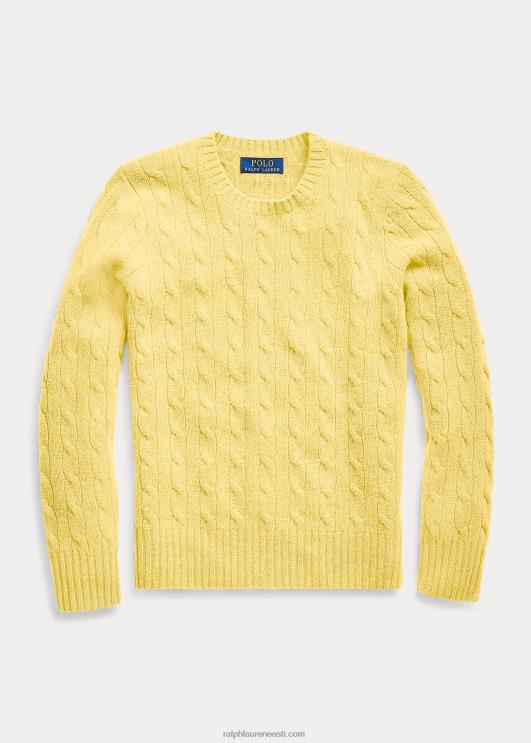 Ralph Lauren lapsed ikooniline kaabliga kootud kašmiirkampsun PR0V6211 beekman kollane