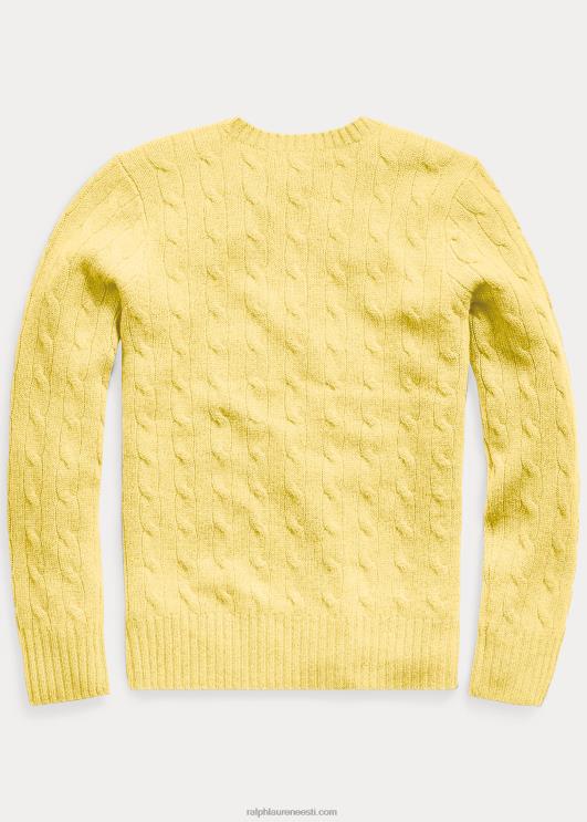 Ralph Lauren lapsed ikooniline kaabliga kootud kašmiirkampsun PR0V6211 beekman kollane