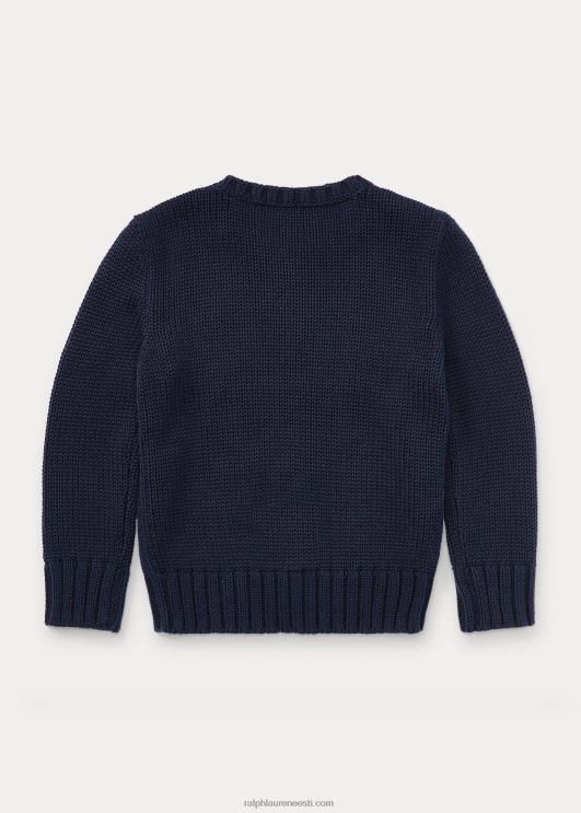 Ralph Lauren lapsed ikooniline lipuga kampsun PR0V5950 jahimeeste merevägi